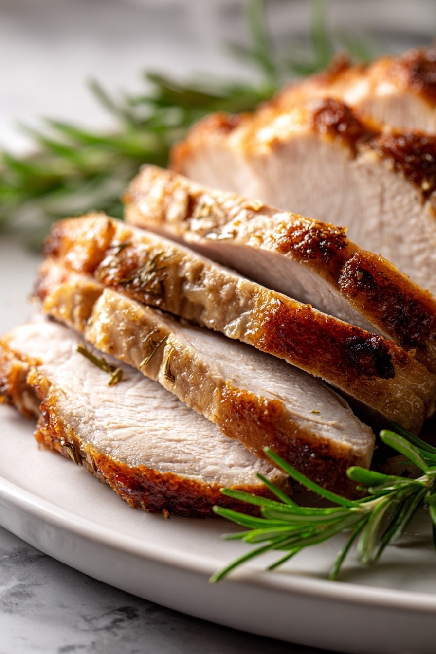 Roasted Turkey Breast with Herb Butter and Homemade Gravy Recipe - Recipe Step