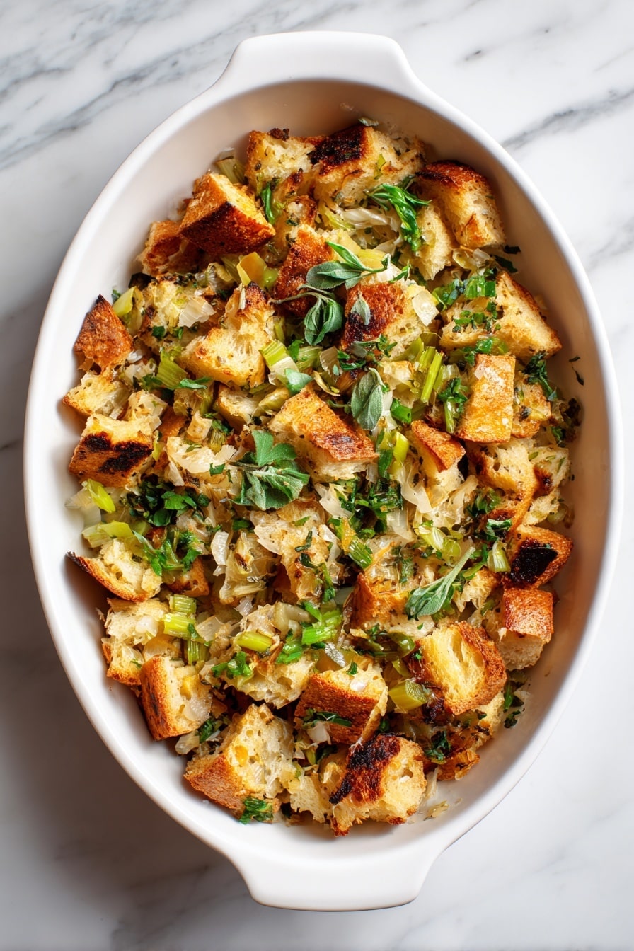 Grilled Bread Stuffing Recipe - Recipe Step