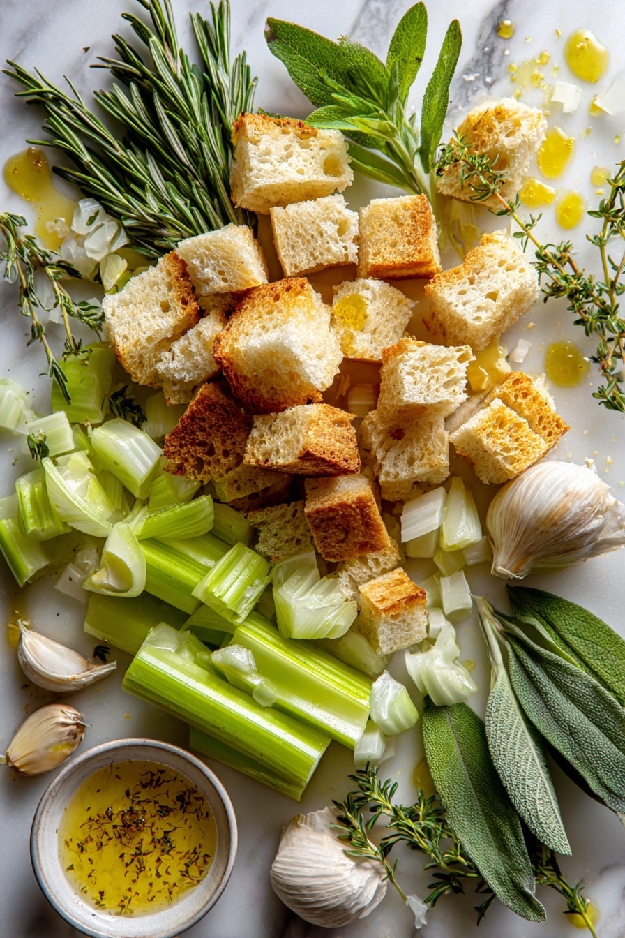 Our Favorite Buttery Herb Stuffing Recipe - Ingredients