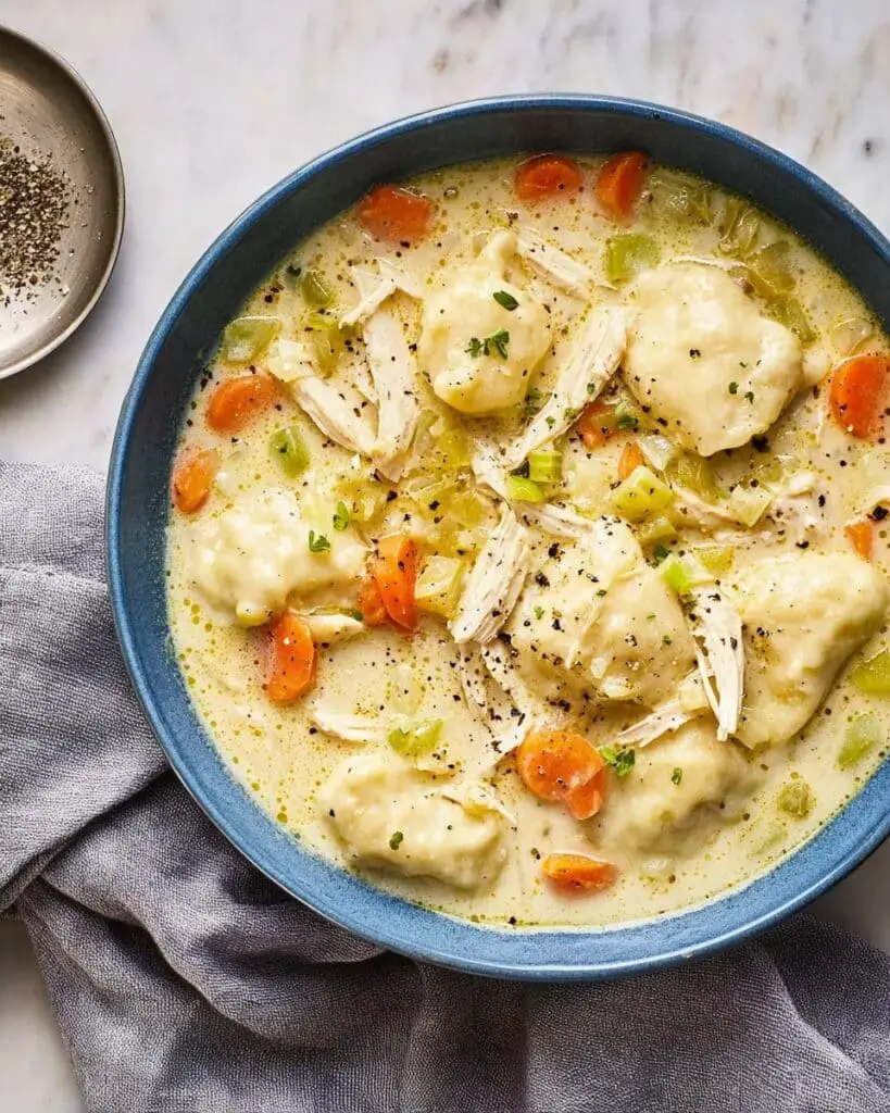 Slow-Cooker Chicken and Dumplings Recipe