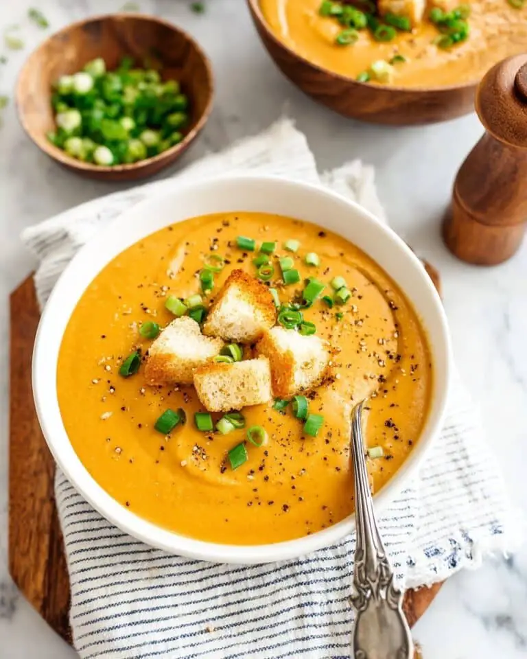 Vegan Potato and Cauliflower Soup with Cashew Cream Recipe