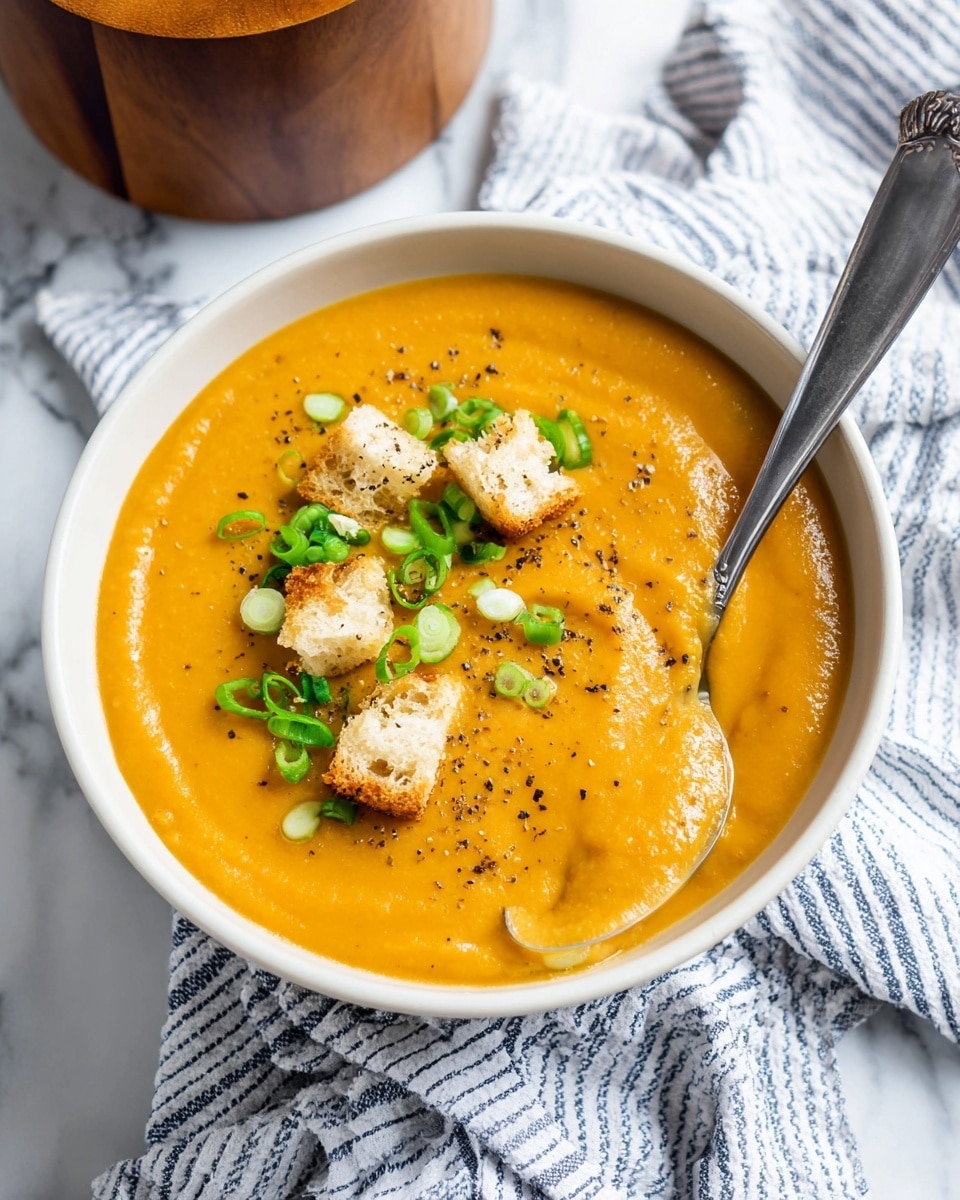 Vegan Potato and Cauliflower Soup with Cashew Cream Recipe - Recipe Image