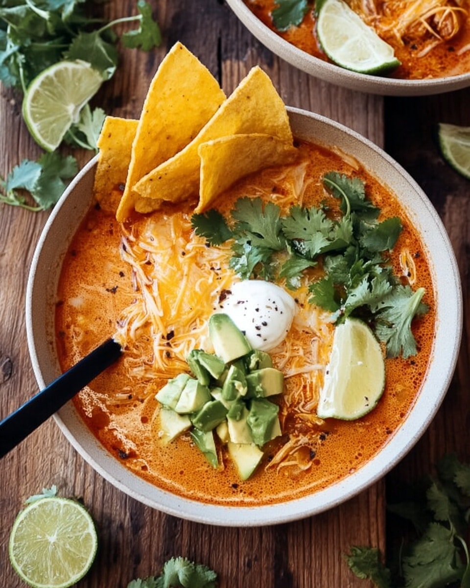 Easy Mexican Chicken Tortilla Soup Recipe - Recipe Image