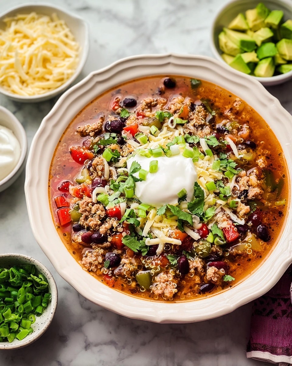 Southwest Turkey & Quinoa Soup Recipe - Recipe Image