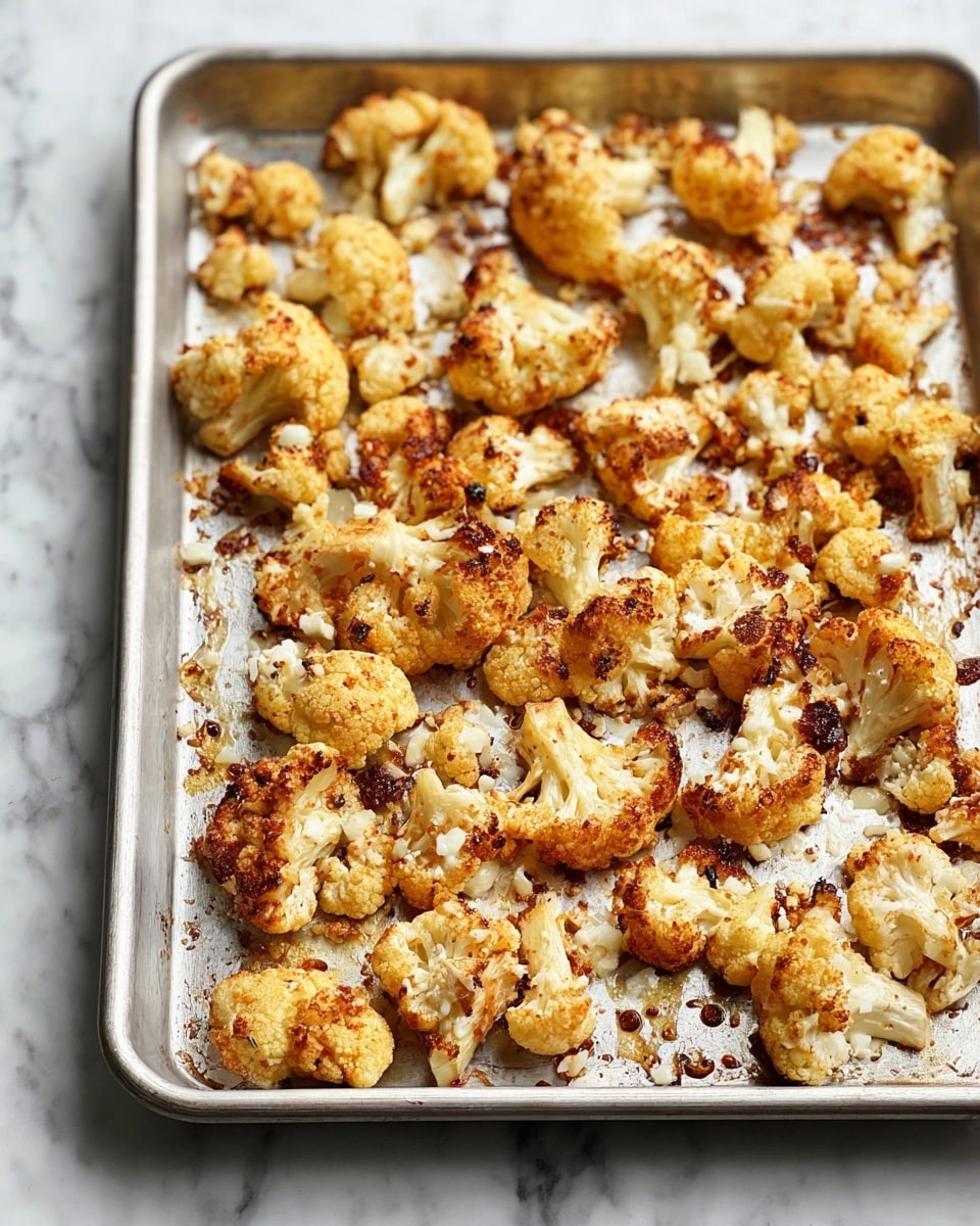 Oven-Roasted Cauliflower with Parmesan and Spiced Seasoning Recipe - Recipe Image