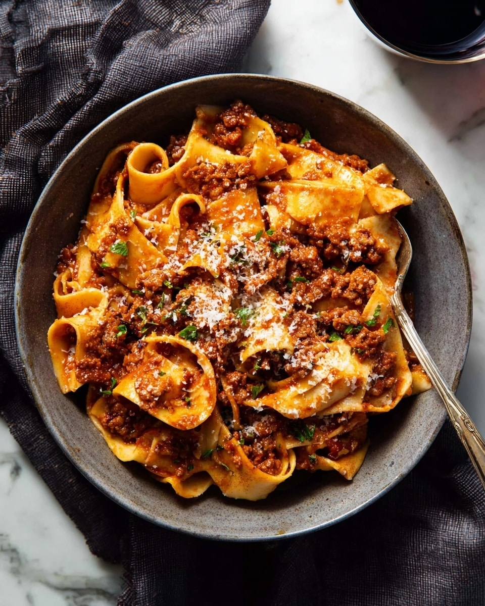 Sausage Ragu with Pappardelle Pasta Recipe - Recipe Image