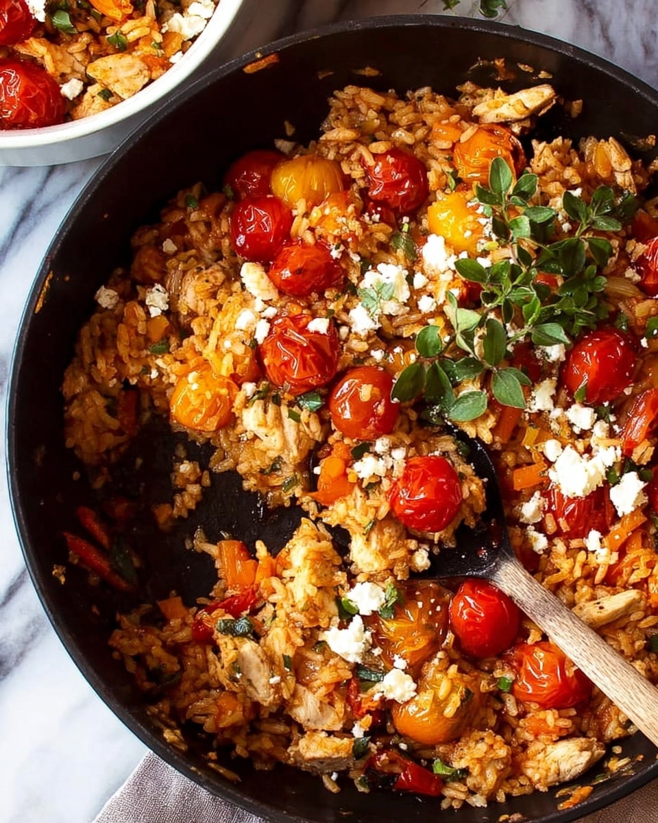 One Pot Lemon Garlic Chicken with Risoni and Vegetables Recipe - Recipe Image