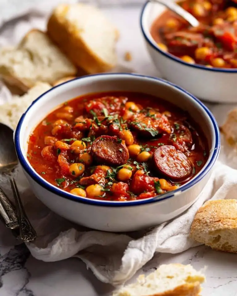 Chorizo Chickpea Stew Recipe