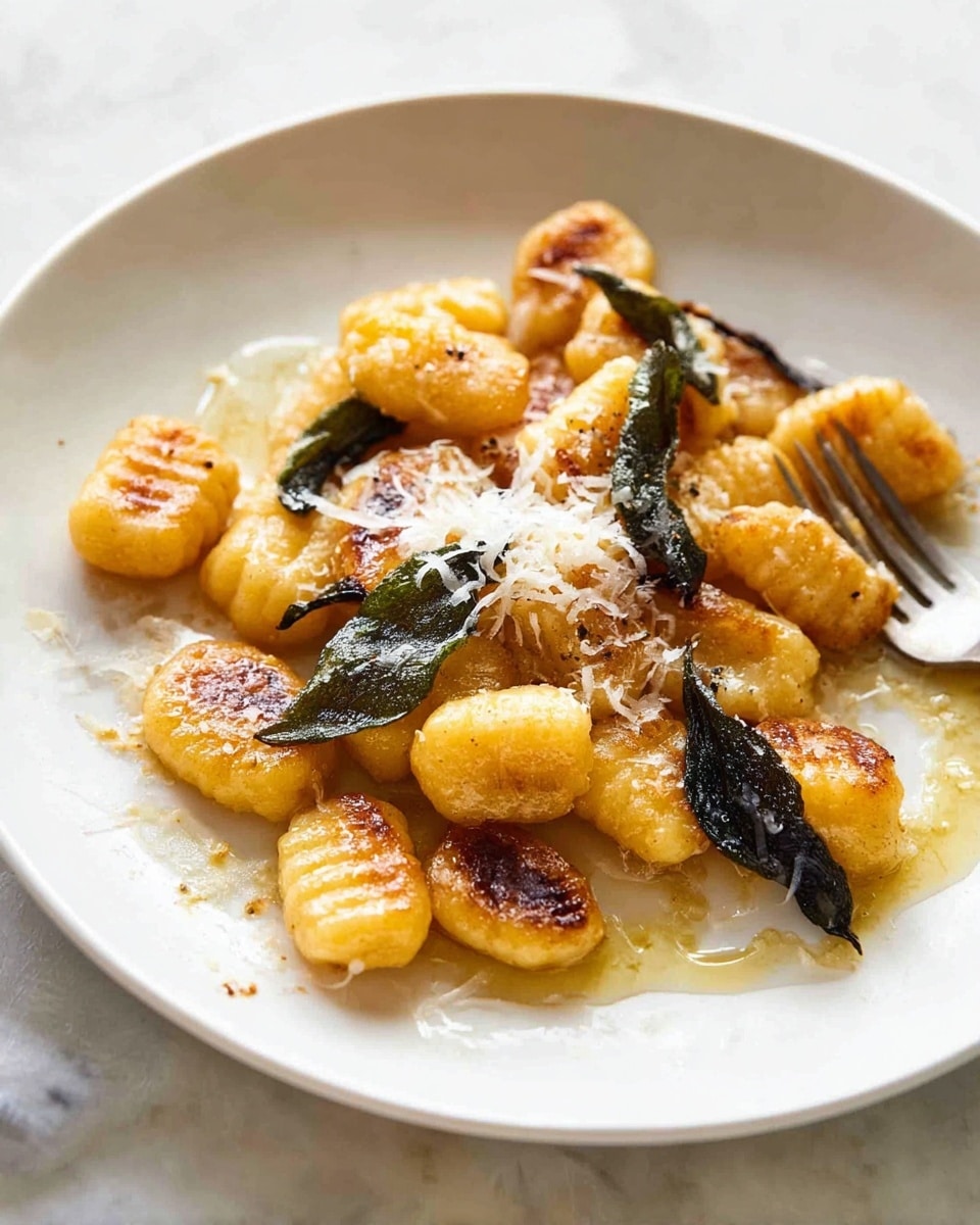 Easy Pumpkin Gnocchi with Sage Butter Sauce Recipe - Recipe Image