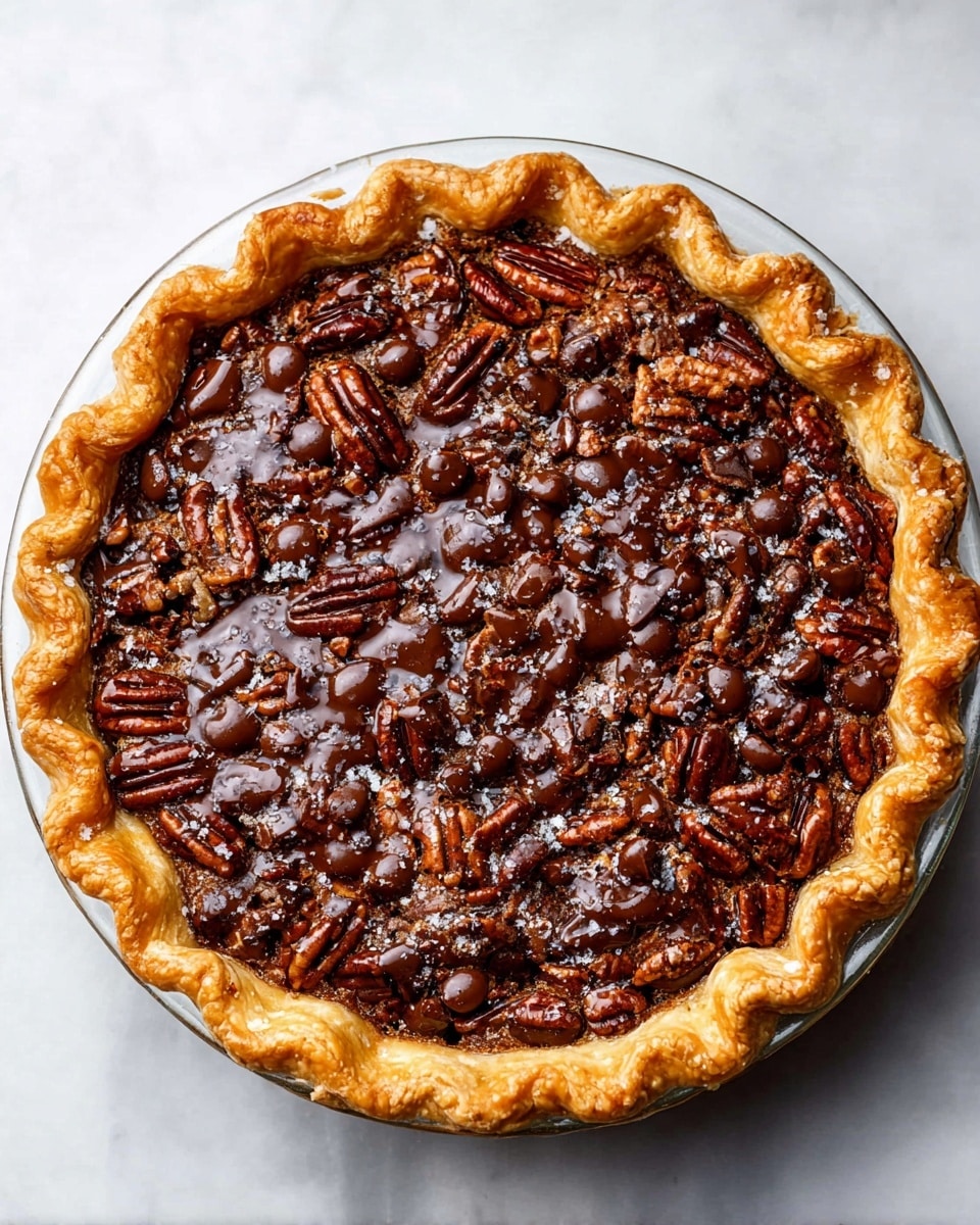 Dark Chocolate Pecan Pie Recipe - Recipe Image