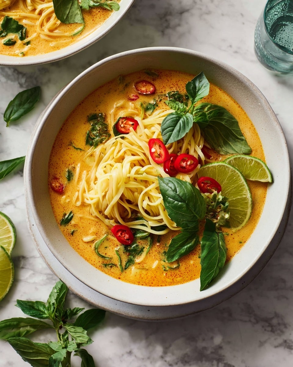 Curry Coconut Noodle Soup Recipe - Recipe Image