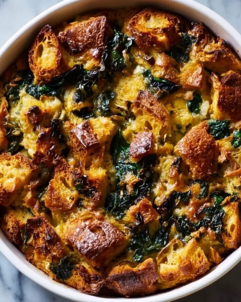 Kale and Mushroom Strata Recipe