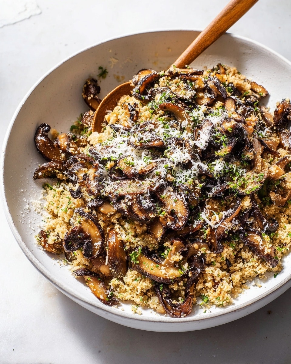 Crispy Wild Mushrooms with Lemon, Capers, and Homemade Breadcrumbs Recipe - Recipe Image