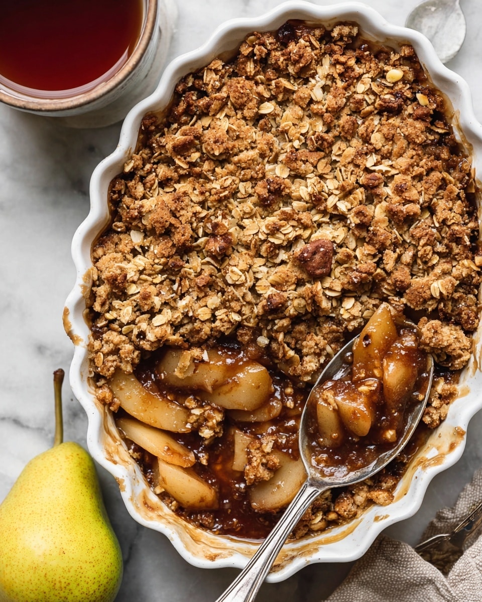 Pear Crumble Recipe - Recipe Image