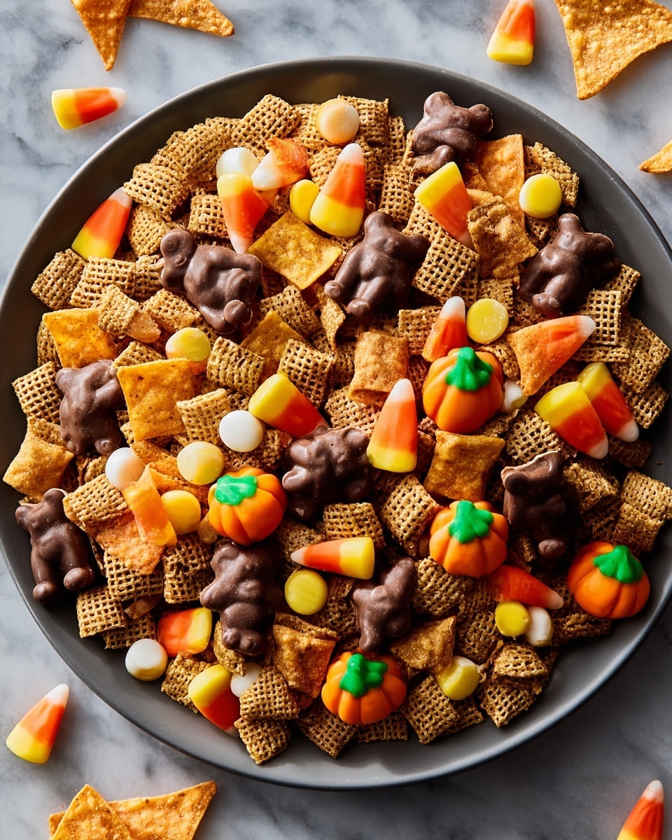 Halloween Chex Mix Recipe - Recipe Image