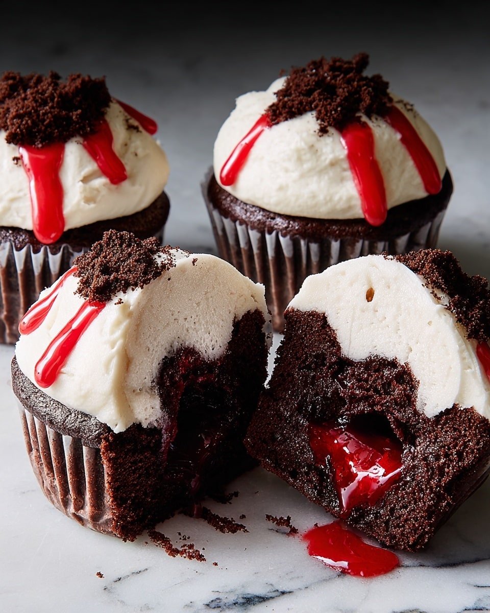 Vampire Cupcakes Recipe - Recipe Image