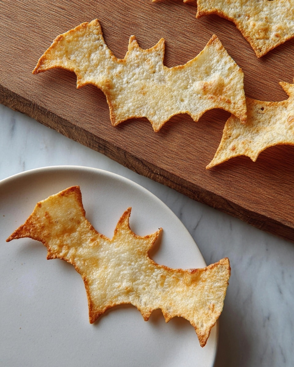 Baked Halloween Tortilla Chips Recipe - Recipe Image