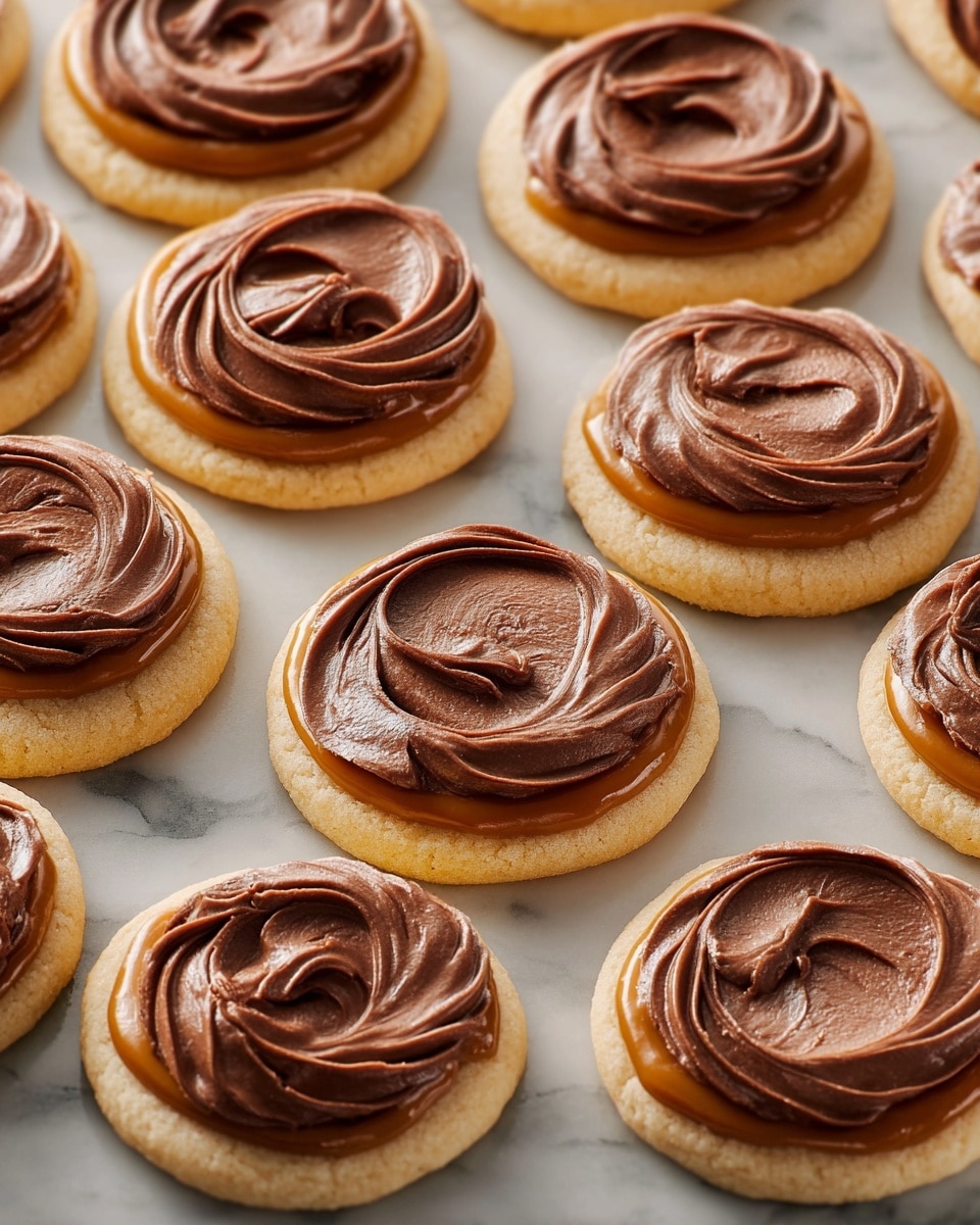 Twix Cookies Recipe - Recipe Image