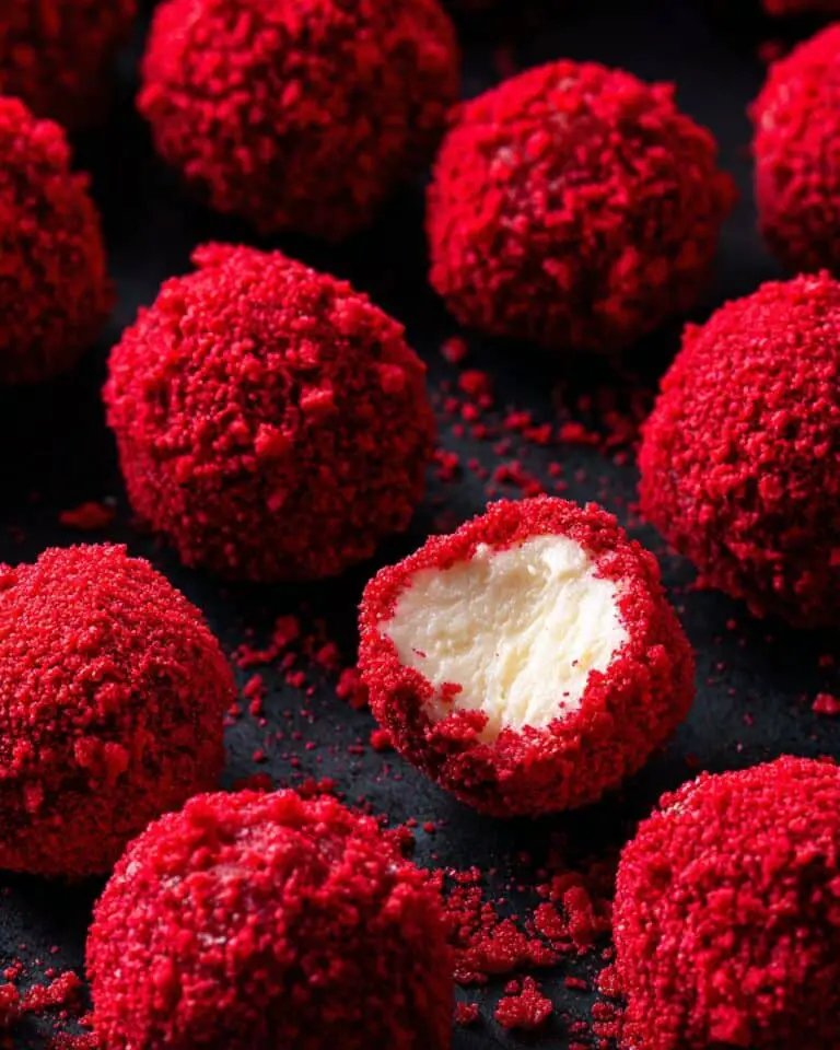 Halloween Red Velvet Cheesecake Bites Recipe