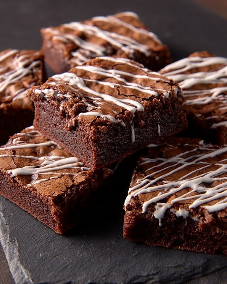 Cobweb Brownies Recipe - Recipe Image