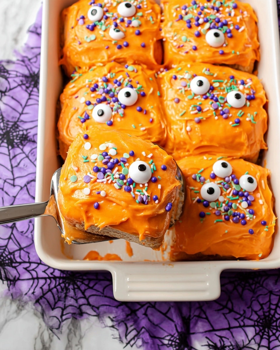Halloween Cinnamon Rolls Recipe - Recipe Image