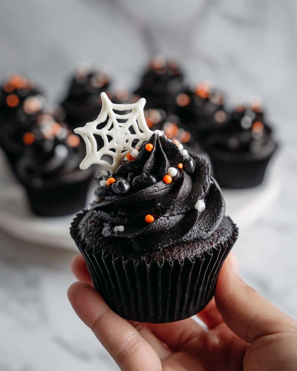 Moist Black Velvet Cupcakes Recipe - Recipe Image