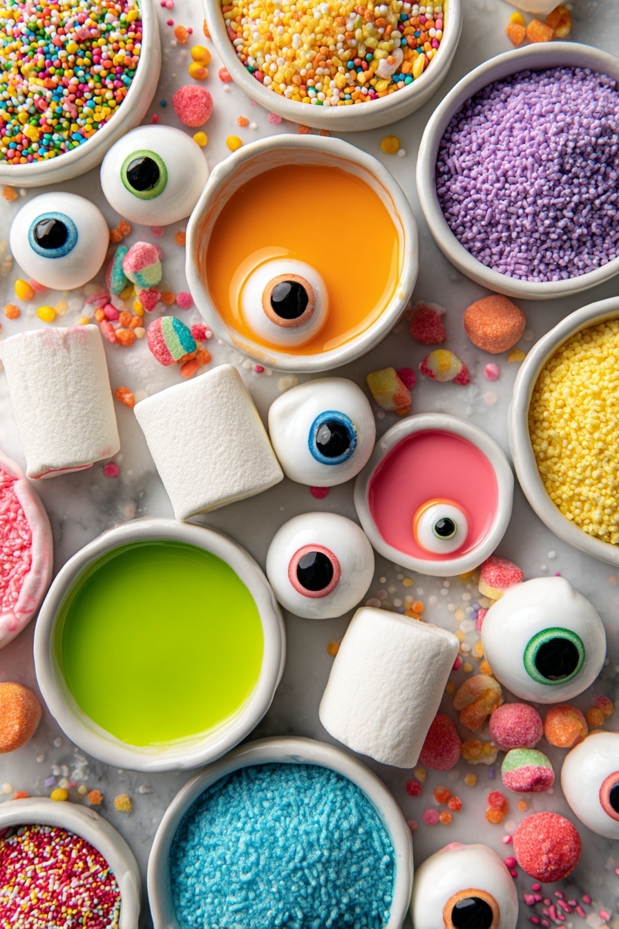 Halloween Marshmallow Pops Recipe - Ingredients