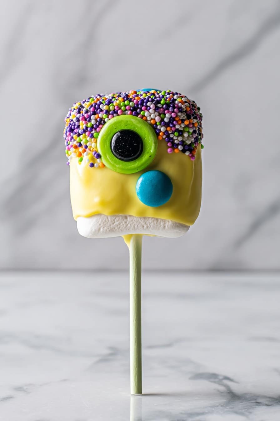Halloween Marshmallow Pops Recipe - Serving