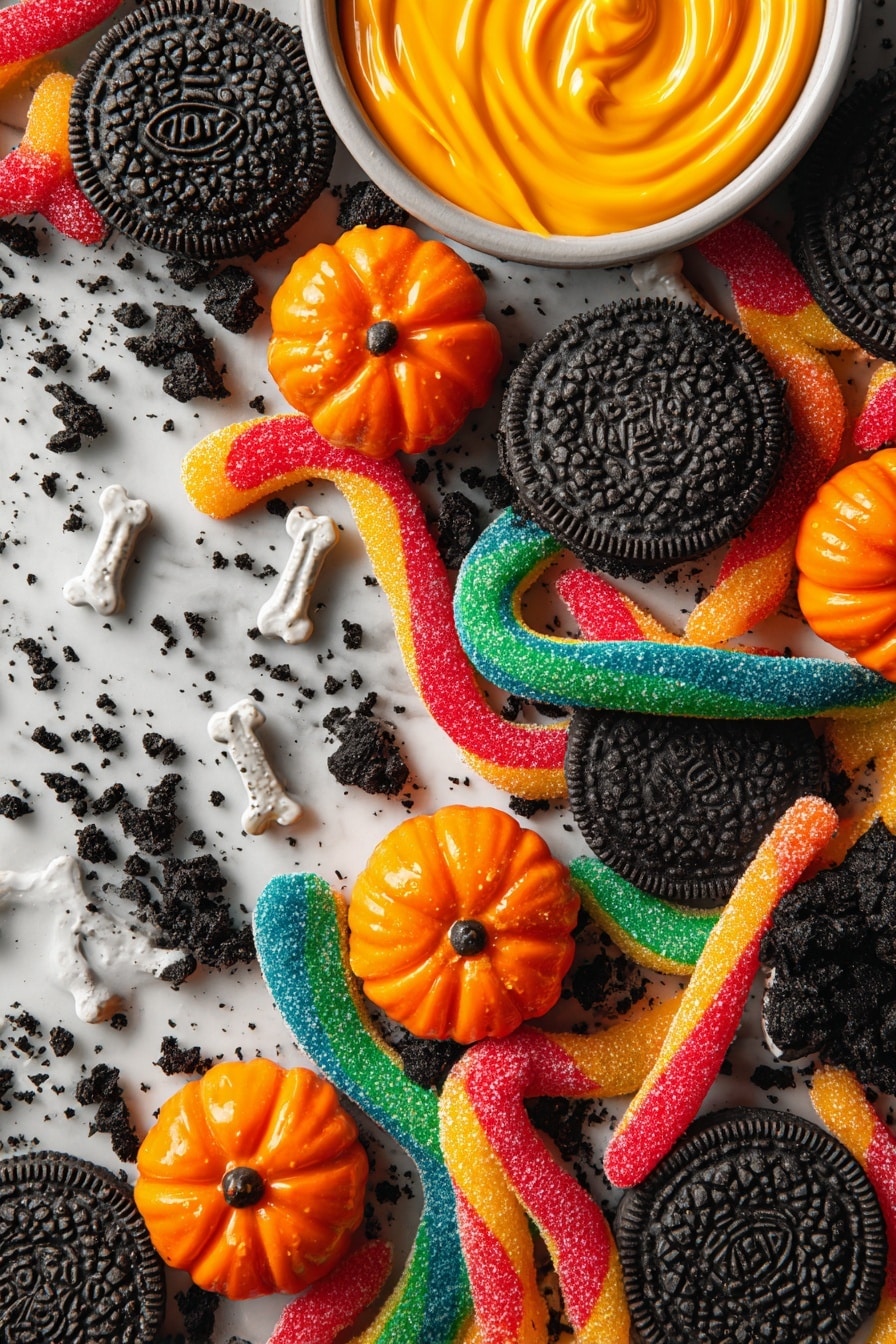 Halloween Dirt Cake Cups Recipe - Ingredients