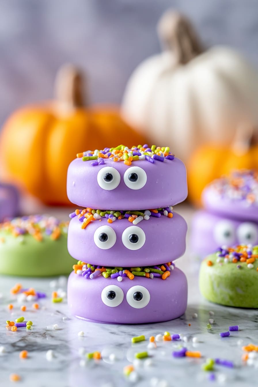 Chocolate Covered Halloween Oreos Recipe - Recipe Step