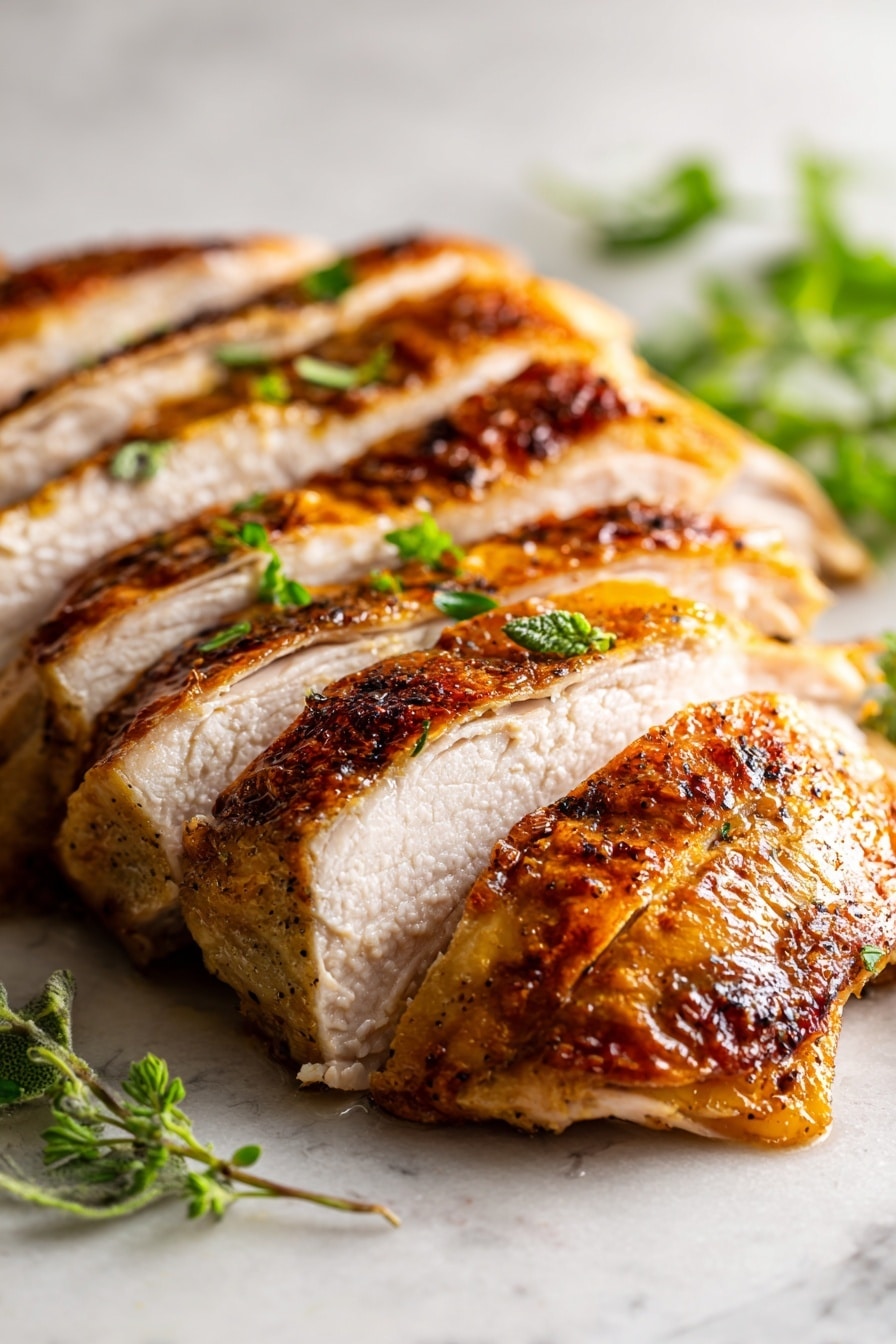 Butter and Herb Turkey Breast Roast with Easy Pan Gravy Recipe - Recipe Step