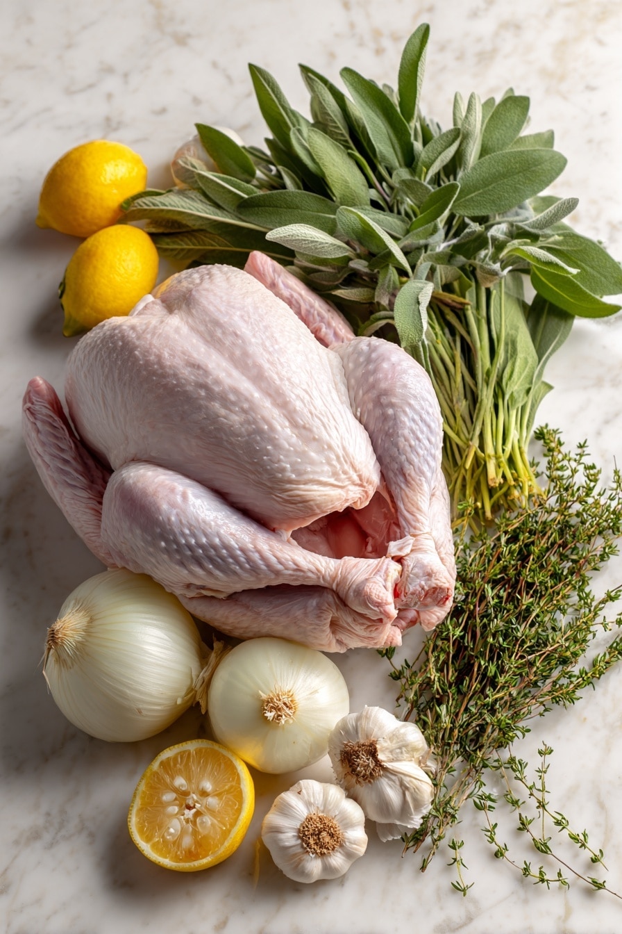 The Best Grilled Turkey Recipe - Ingredients