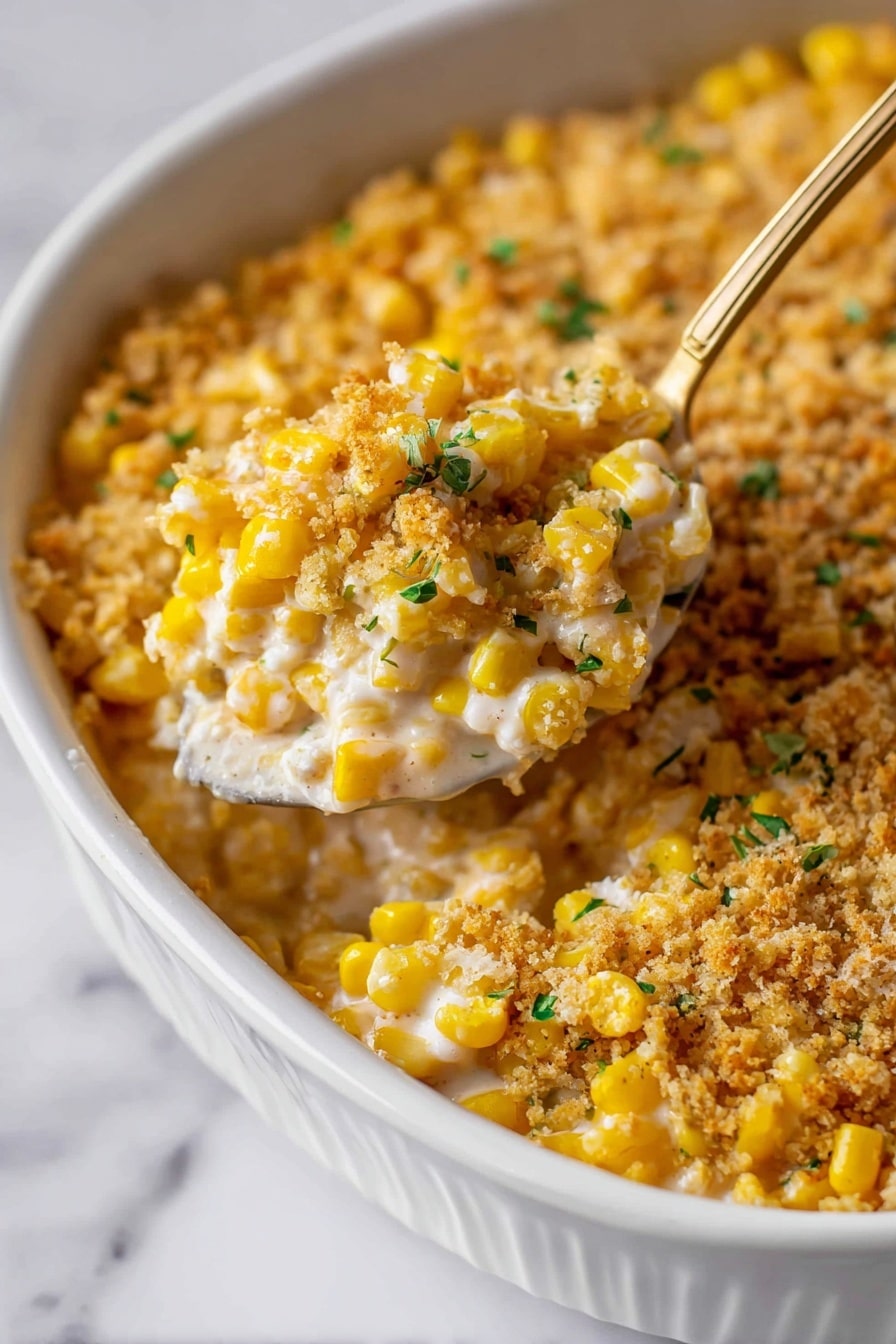 Chipotle Creamed Corn with Garlic Breadcrumbs Recipe - Recipe Step