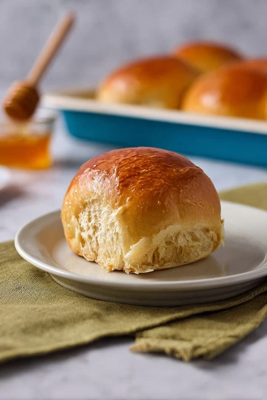 Sweet Potato and Honey Dinner Rolls Recipe - Recipe Step