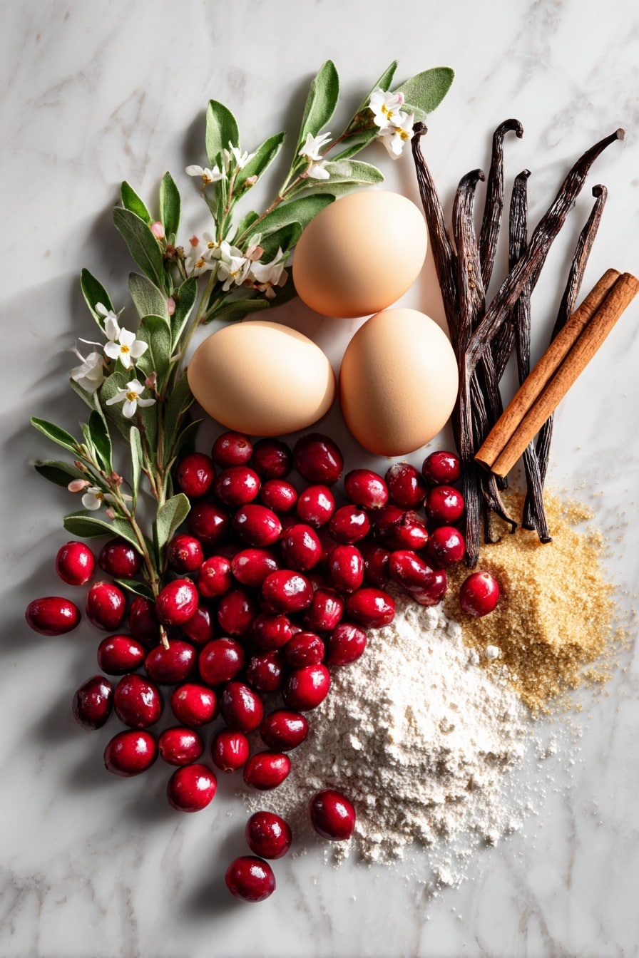 Cranberry Cobbler Bars Recipe - Ingredients