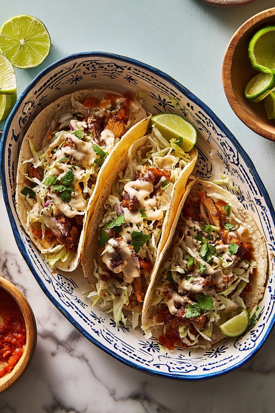 Thanksgiving Leftover Tacos Recipe - Serving