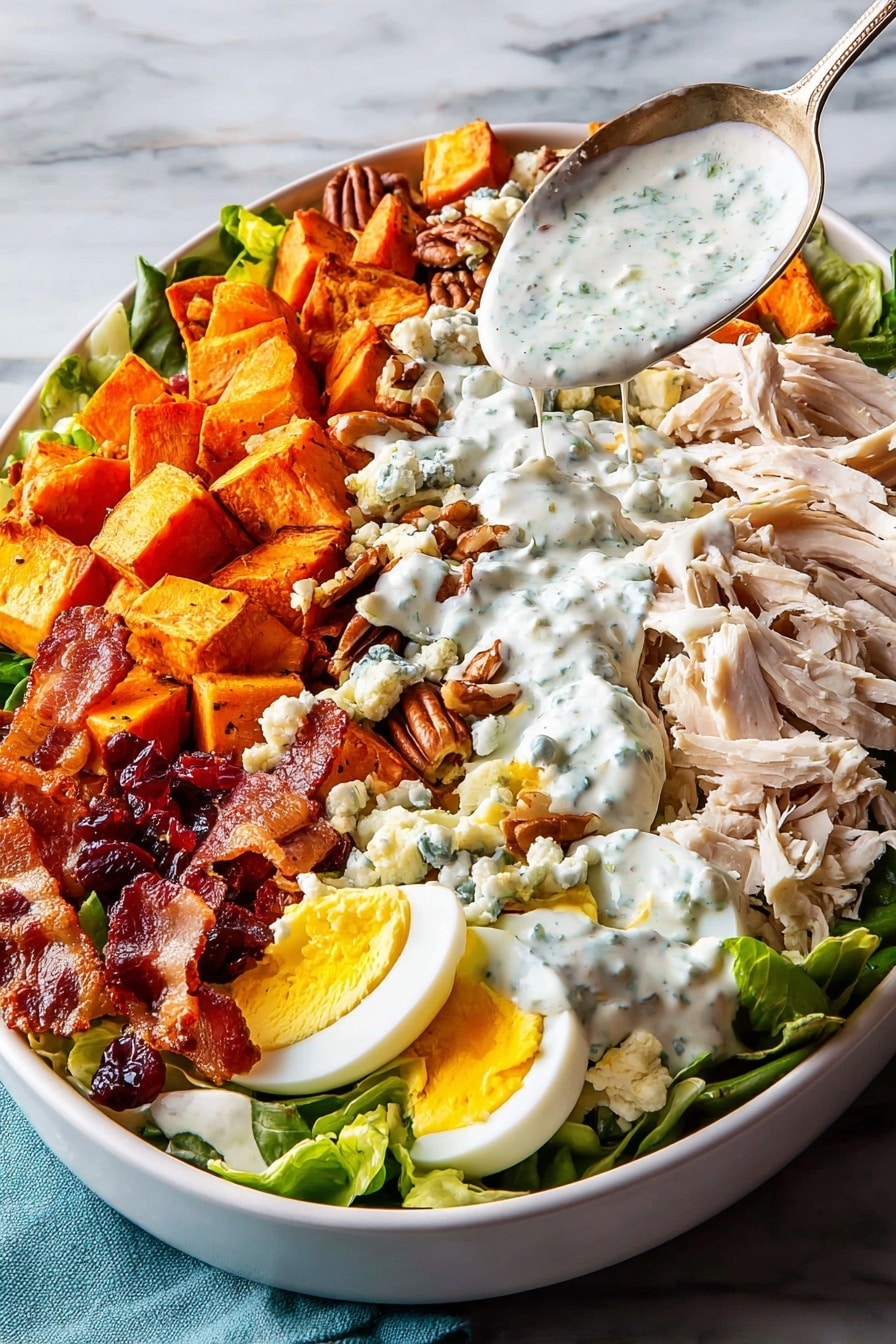 Thanksgiving Cobb Salad with Creamy Chive Dressing Recipe - Recipe Step