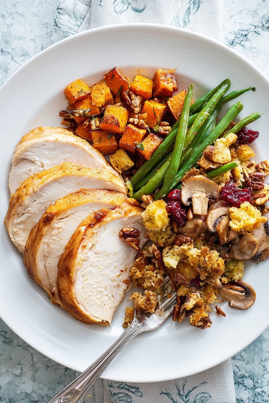 Sheet-Pan Thanksgiving Dinner Recipe - Serving