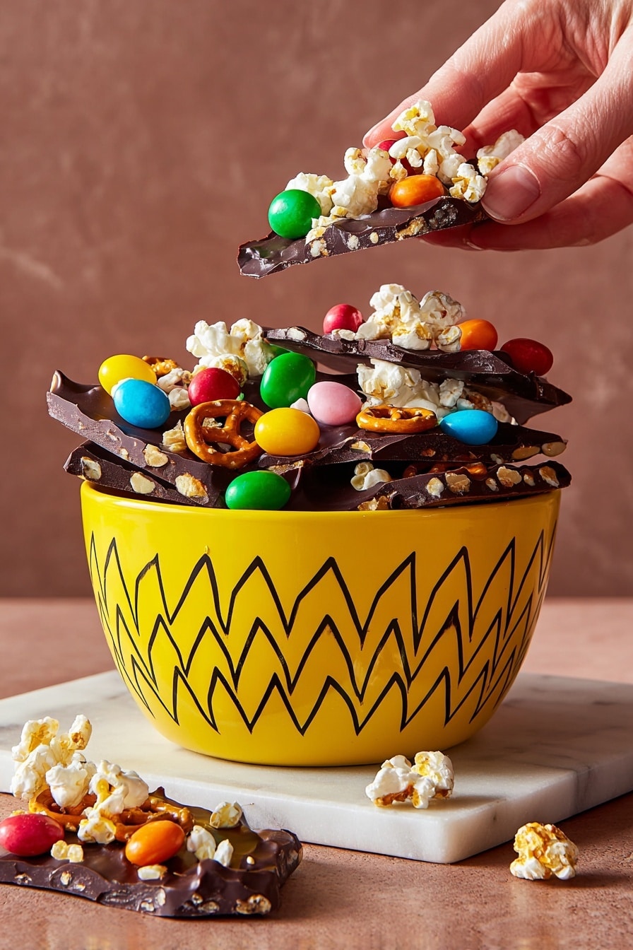 Charlie Brown Thanksgiving-Inspired Chocolate Bark Recipe - Recipe Step