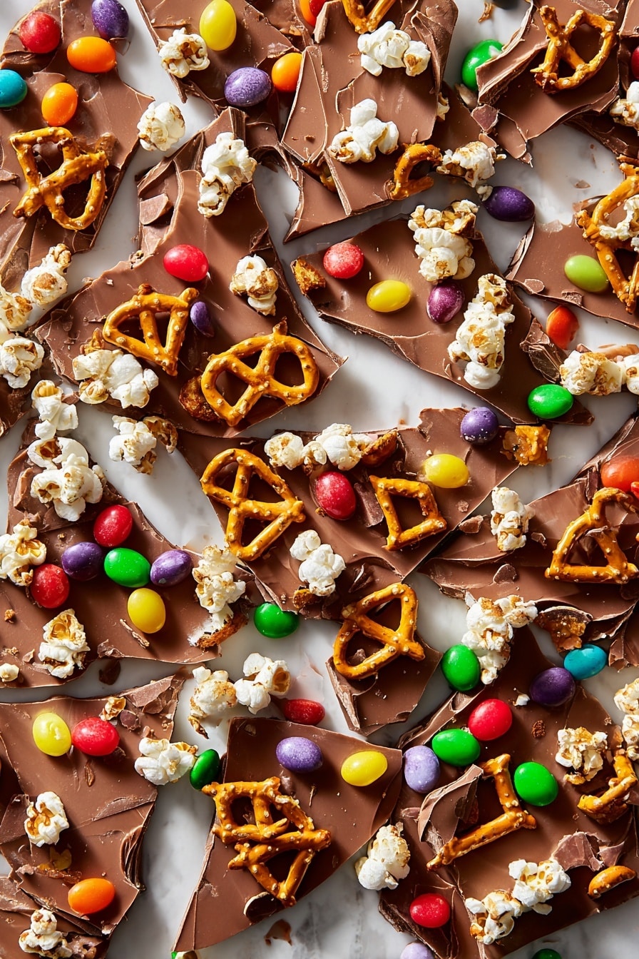 Charlie Brown Thanksgiving-Inspired Chocolate Bark Recipe - Serving