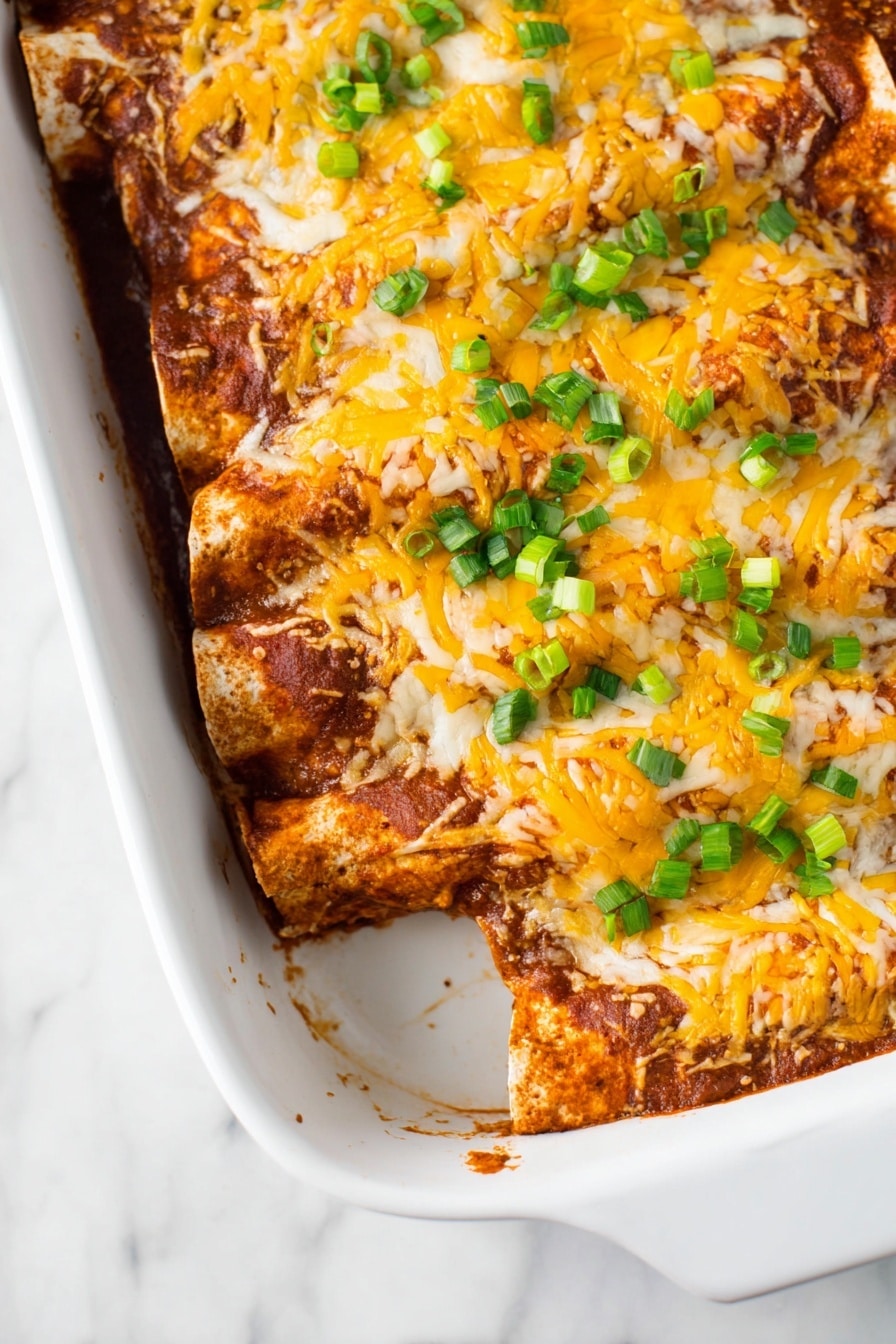 Healthy Leftover Turkey Enchiladas Recipe - Serving