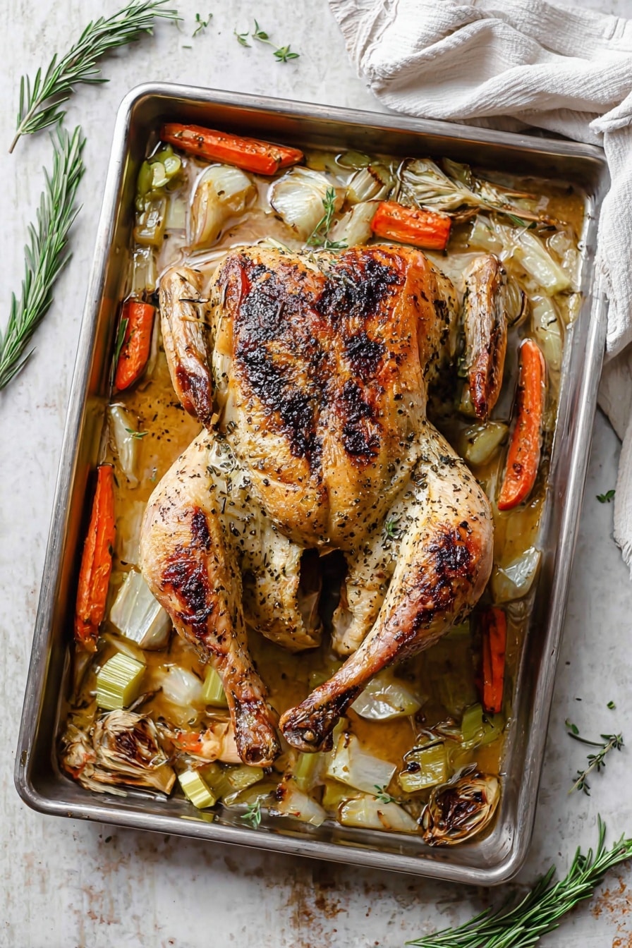 Spatchcock Turkey with Herb Butter Roasting Recipe - Recipe Step