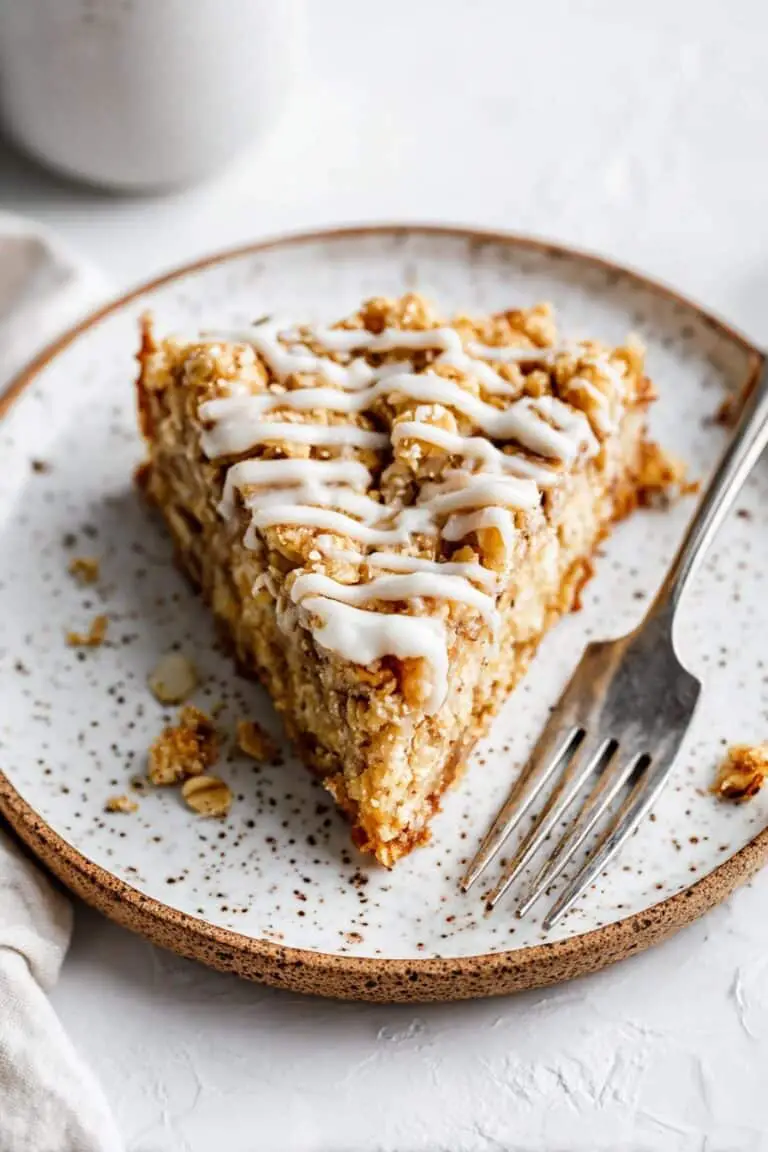 Apple Coffee Cake with Streusel Topping and Vanilla Glaze Recipe