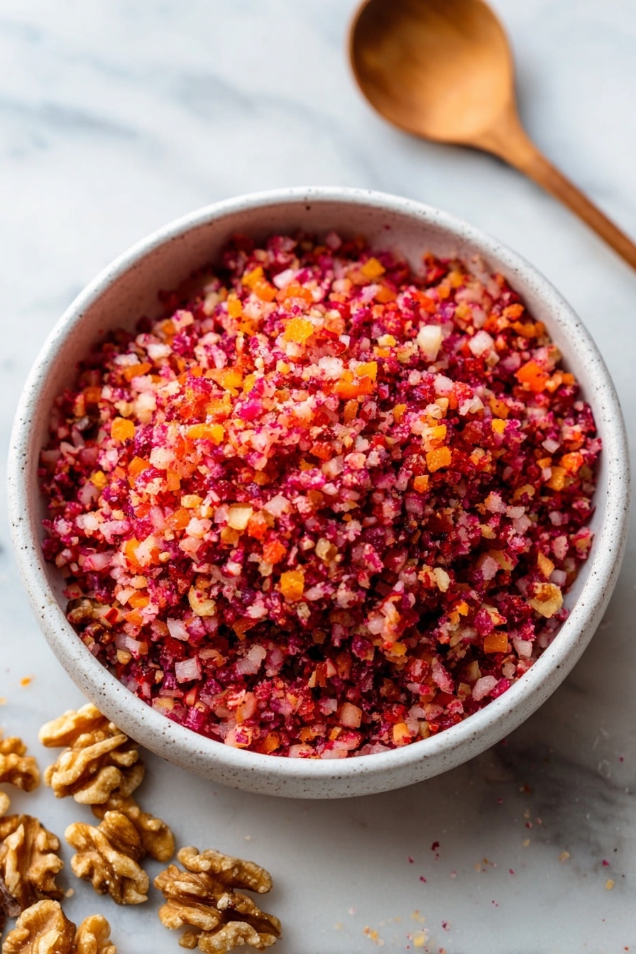 Cranberry Orange Relish Recipe - Serving