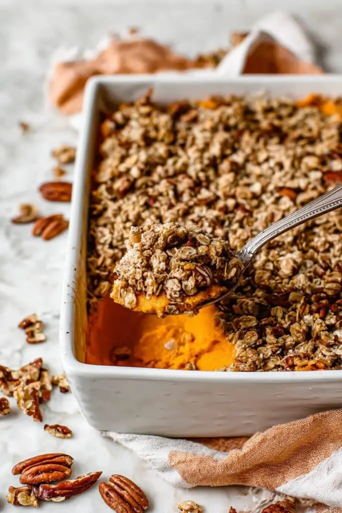 Sweet Potato Casserole With Pecans Recipe