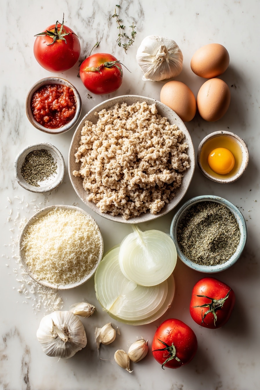 Healthy Crockpot Mini Turkey Quinoa Meatballs Recipe - Ingredients