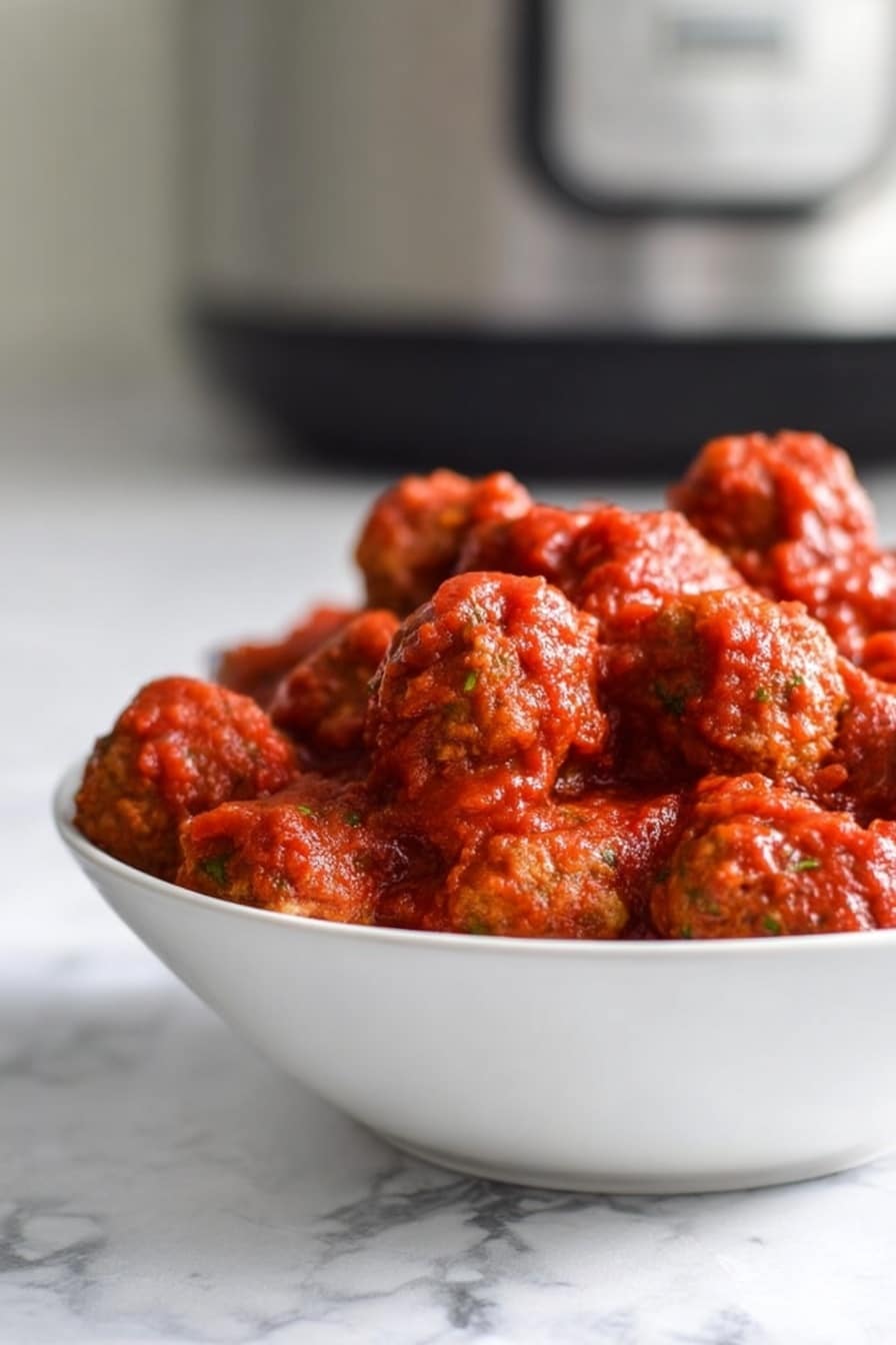 Healthy Crockpot Mini Turkey Quinoa Meatballs Recipe - Recipe Step