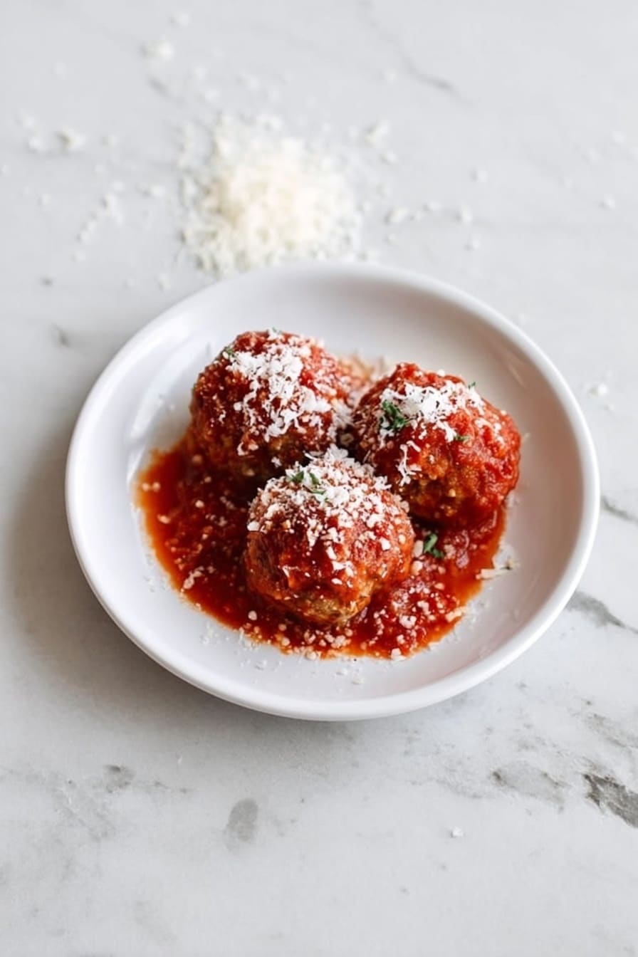 Healthy Crockpot Mini Turkey Quinoa Meatballs Recipe - Serving