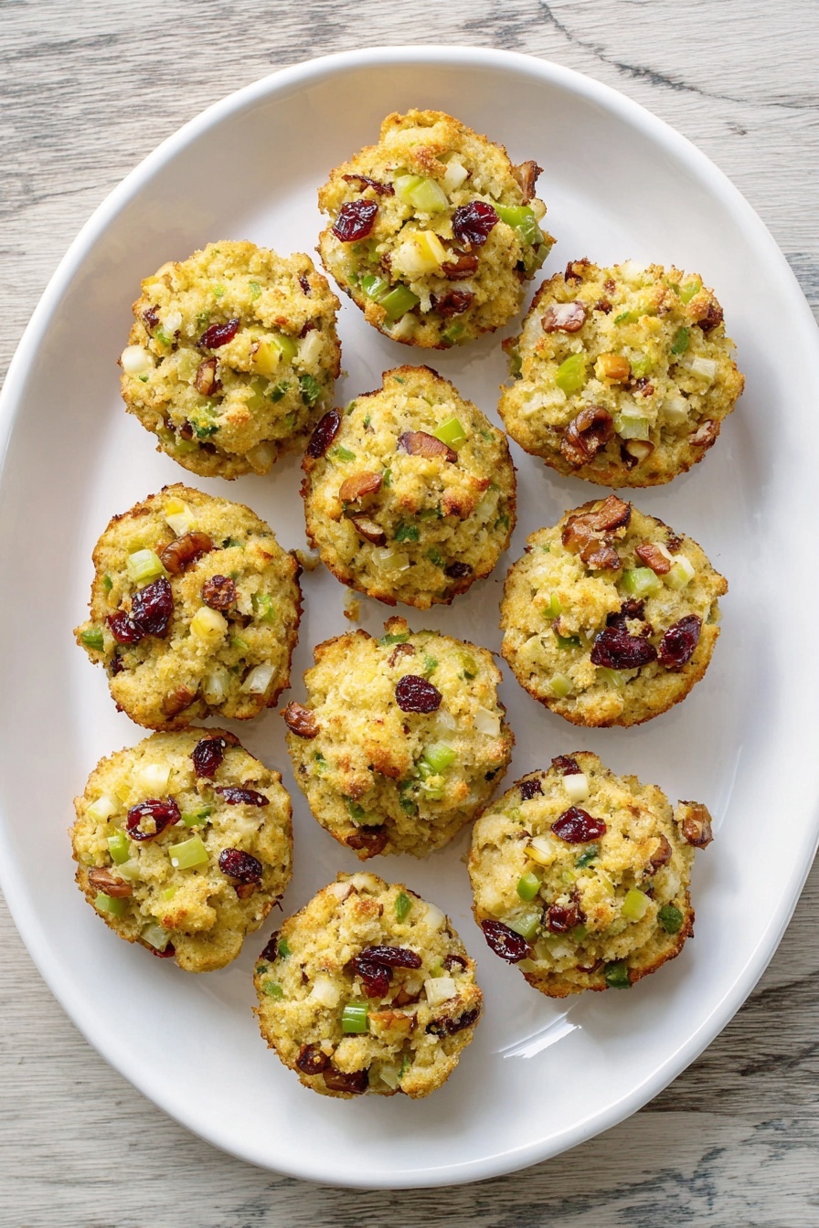 Stuffing Muffins Recipe - Serving