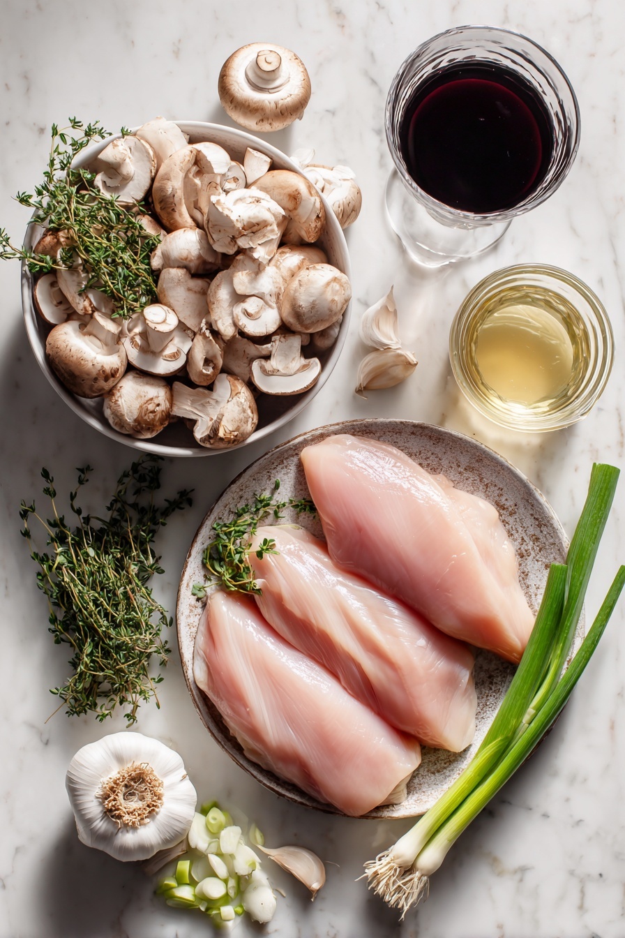 Slow Cooker Turkey Marsala Recipe - Ingredients